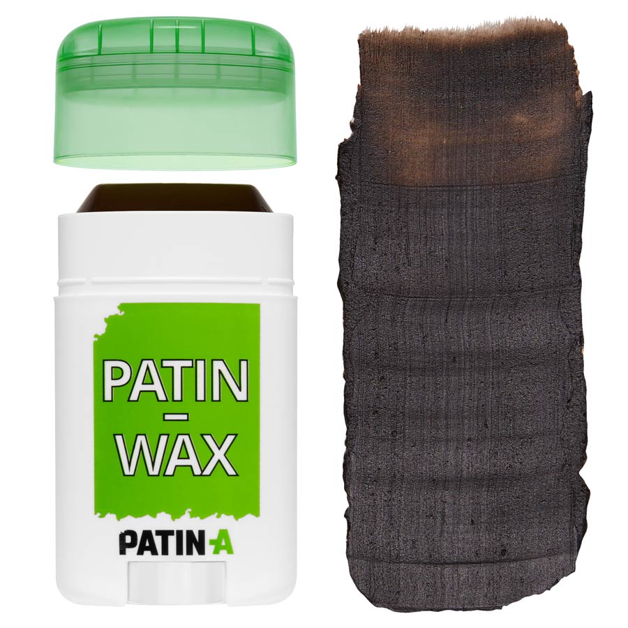 PATIN-WAX Stick Dark Brown PATIN-WAX Patinierstift Dark Brown mit Farbaufstrich