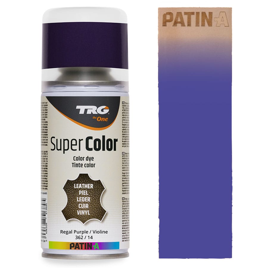 TRG SuperColor 362 Regal Purple TRG SuperColor Lederfarbspray Regal Purple 362 mit Farbmuster