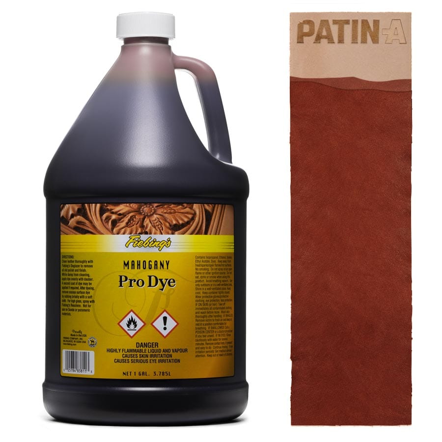 Fiebing’s Pro Dye Lederfarbe ist auf Öl- und Alkoholbasis und gilt in Fachkreisen als beste und hochwertigste Lederfarbe auf dem Markt.