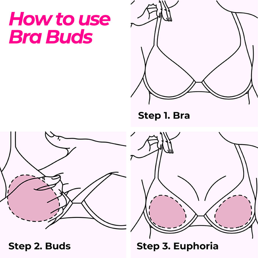 Unclockable Bra Buds™ aus Silikon haben Implantatqualität – Diese BH-Einlagen aus medizinischem Silikon sind weich, formbeständig, geruchlos, hypoallergen, latexfrei und komfortabel.