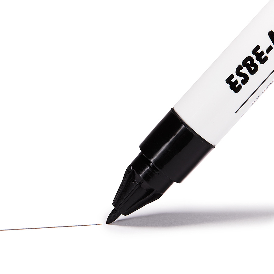 ESBE marker line 1 to 2 mm ESBE laundry marker drawing a 1 to 2 mm line on paper