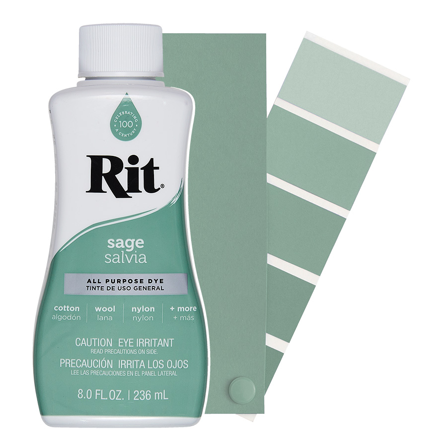 Rit All-Purpose Dye Sage 236 ml Flasche Rit All-Purpose Dye flüssig Sage 236 ml mit Farbverlauf