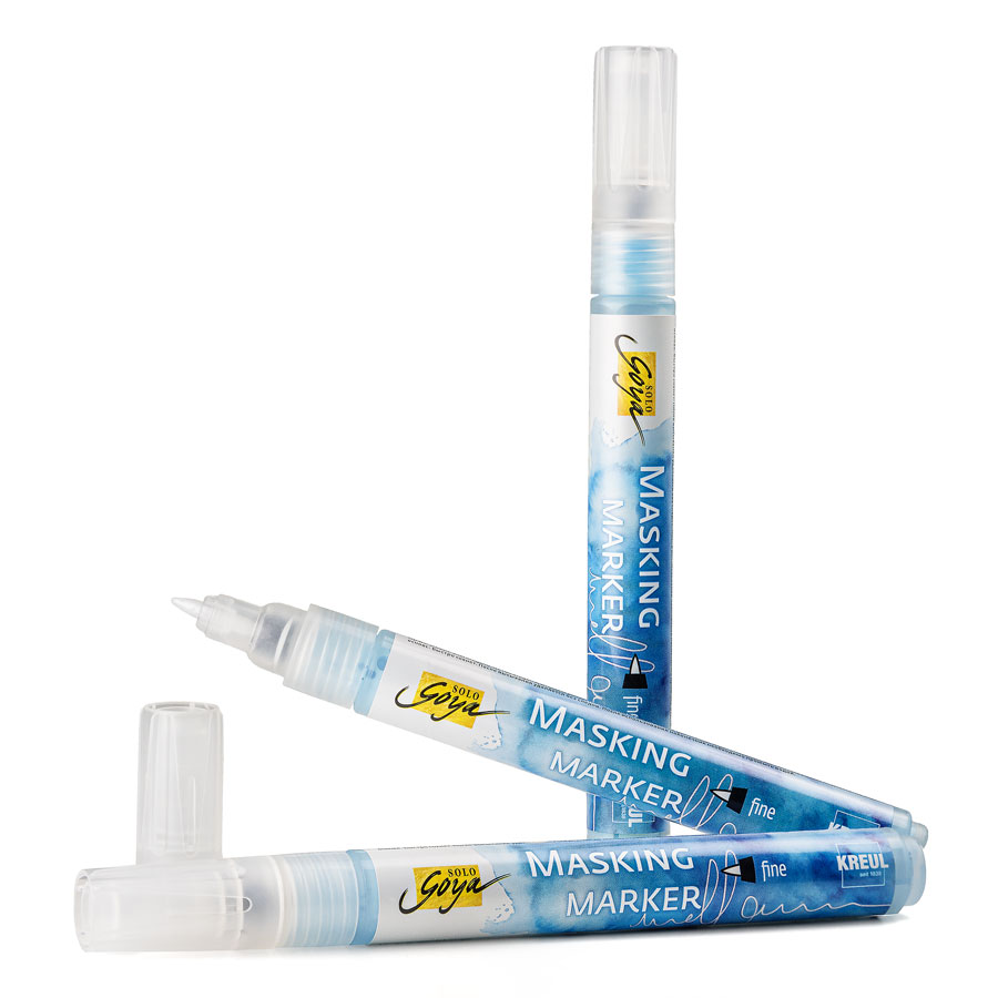 Kreul Solo Goya Masking Marker Fine 1-2 mm Drei Kreul Solo Goya Masking Marker Fine