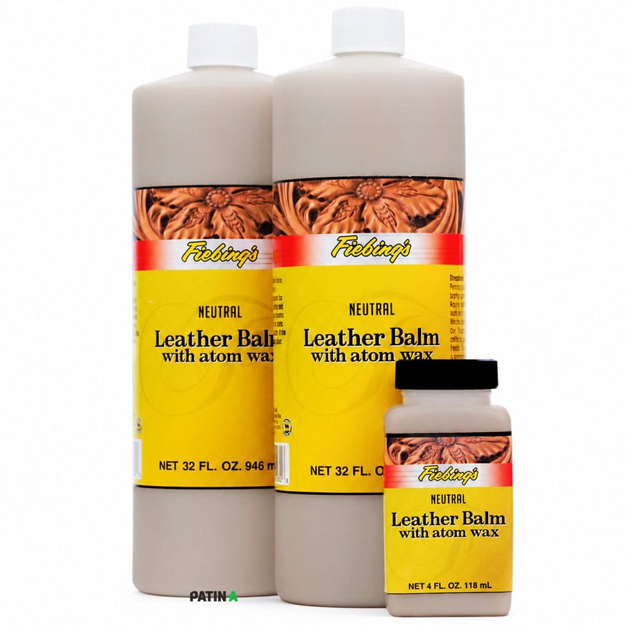 Fiebing's Lederbalsam mit Atomwachs ist ein speziell formuliertes, flüssiges Wachsfinish zum Nachfärben, Weichmachen und Polieren von Glattleder.