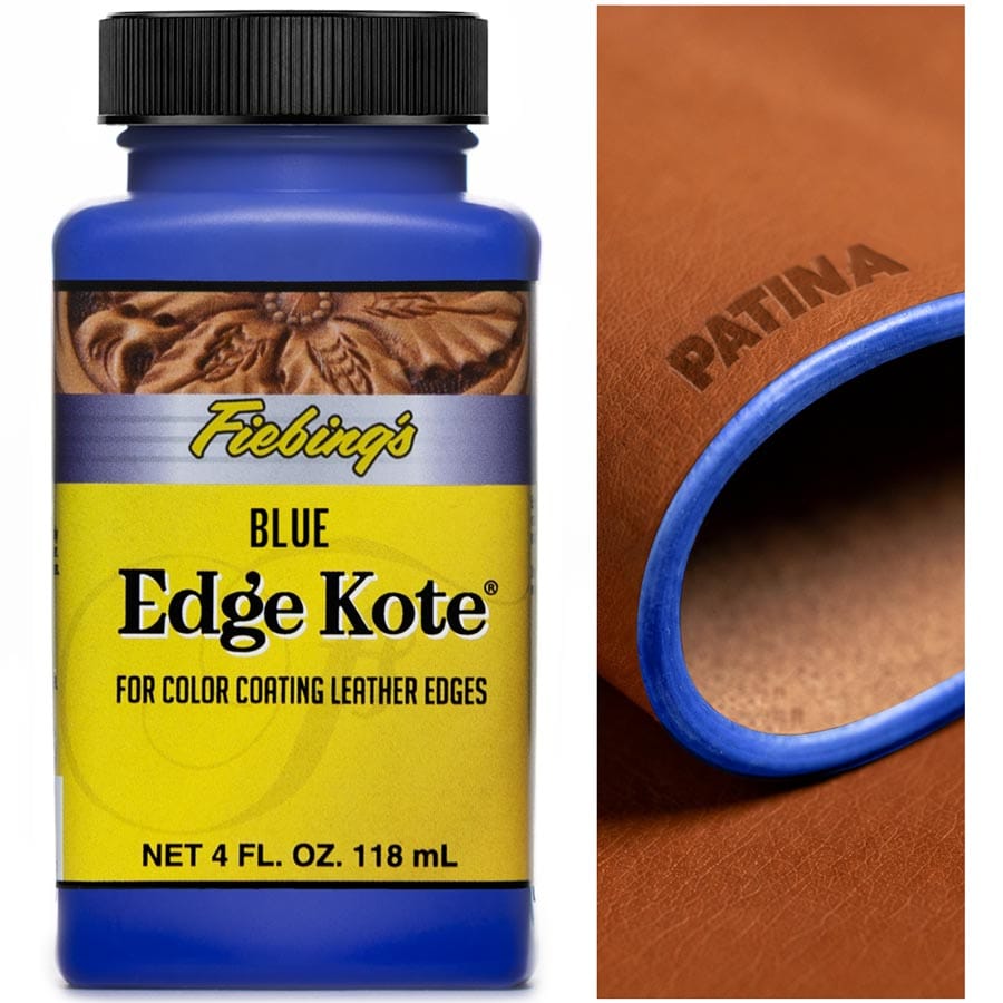 Fiebing's Edge Kote ist ein wasserfester Spezialkantenlack auf Acrylbasis zur Veredelung von Lederkanten & Rückseiten von Leder