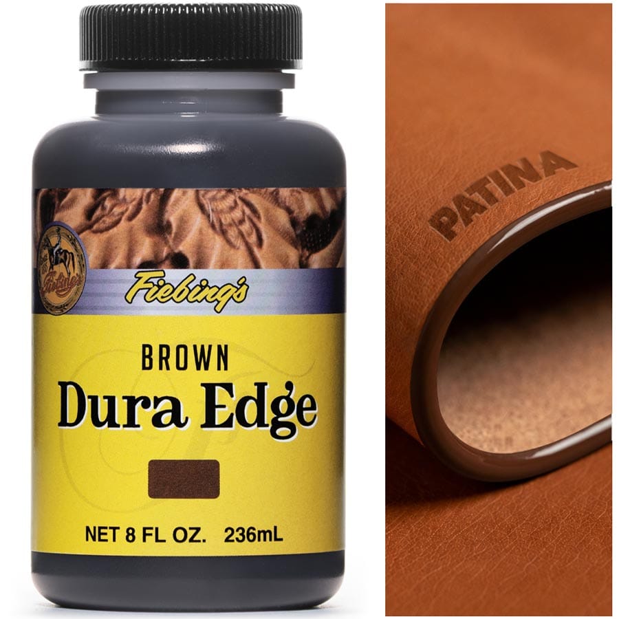Fiebing's Dura Edge is a flexible and extremely durable premium edge finish
