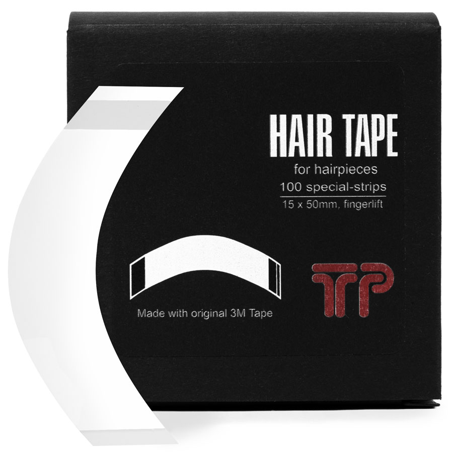 Les adhésifs pour toupet de 3M™ comptent parmi les meilleurs adhésifs corporels disponibles sur le marché. Chaque kit 3M™ HAIR-SET possède une très bonne adhérence et les bandes adhésives individuelles peuvent rester plusieurs jours sur une peau dégraissé