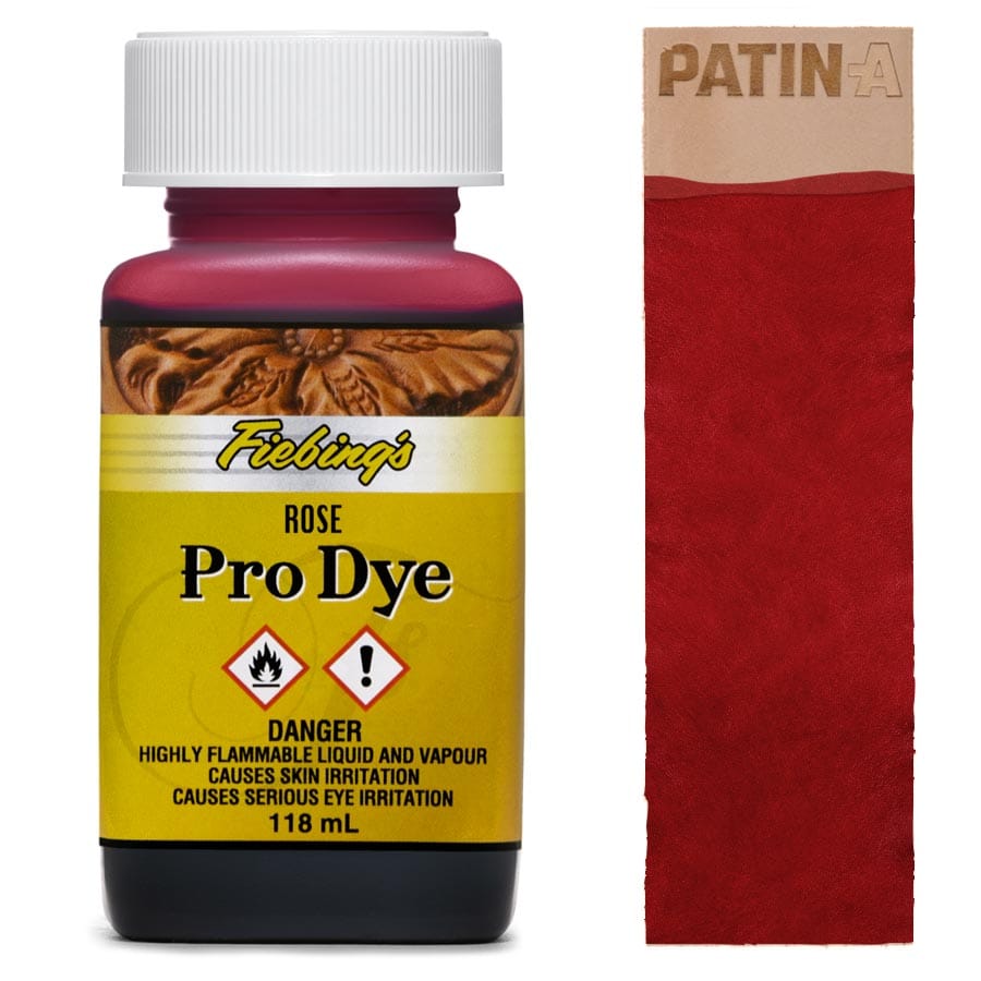 Fiebing’s Pro Dye Lederfarbe ist auf Öl- und Alkoholbasis und gilt in Fachkreisen als beste und hochwertigste Lederfarbe auf dem Markt.