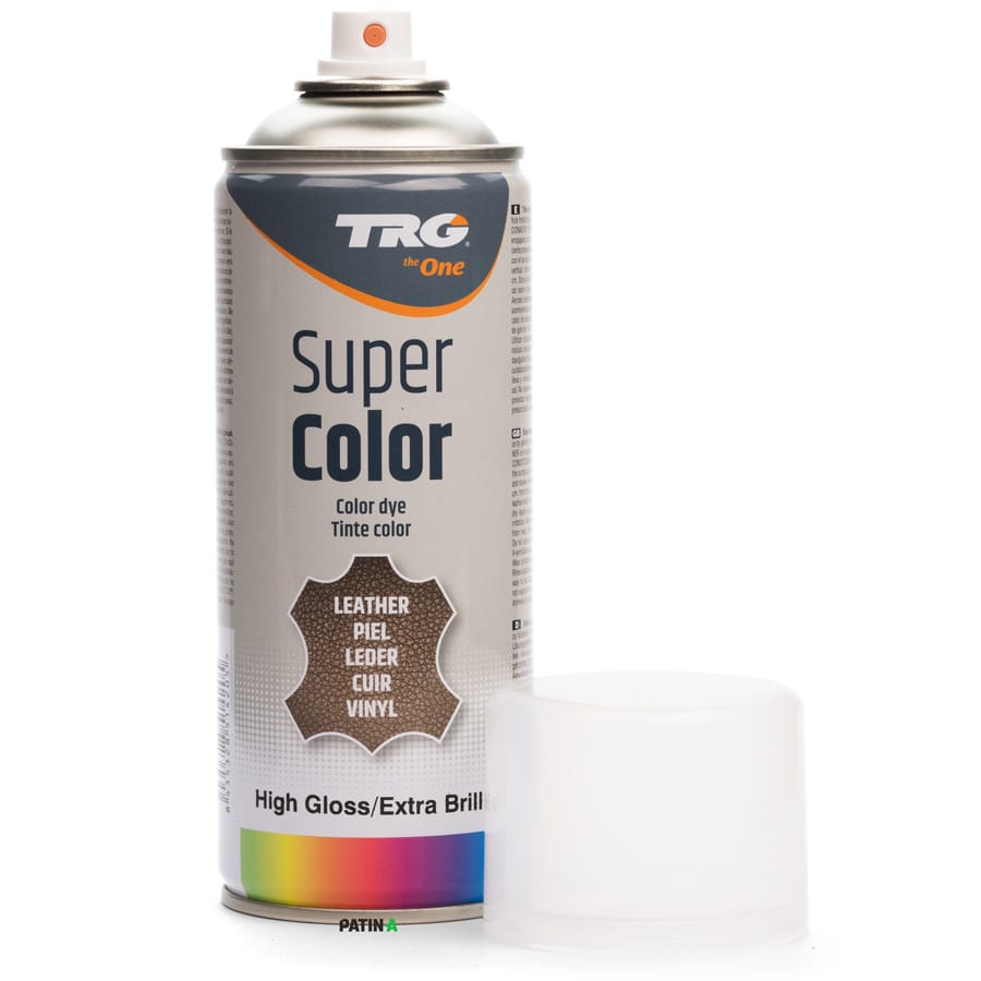 TRG spray brillant cuir 400 ml Bombe TRG Super Color brillant pour cuir 400 ml
