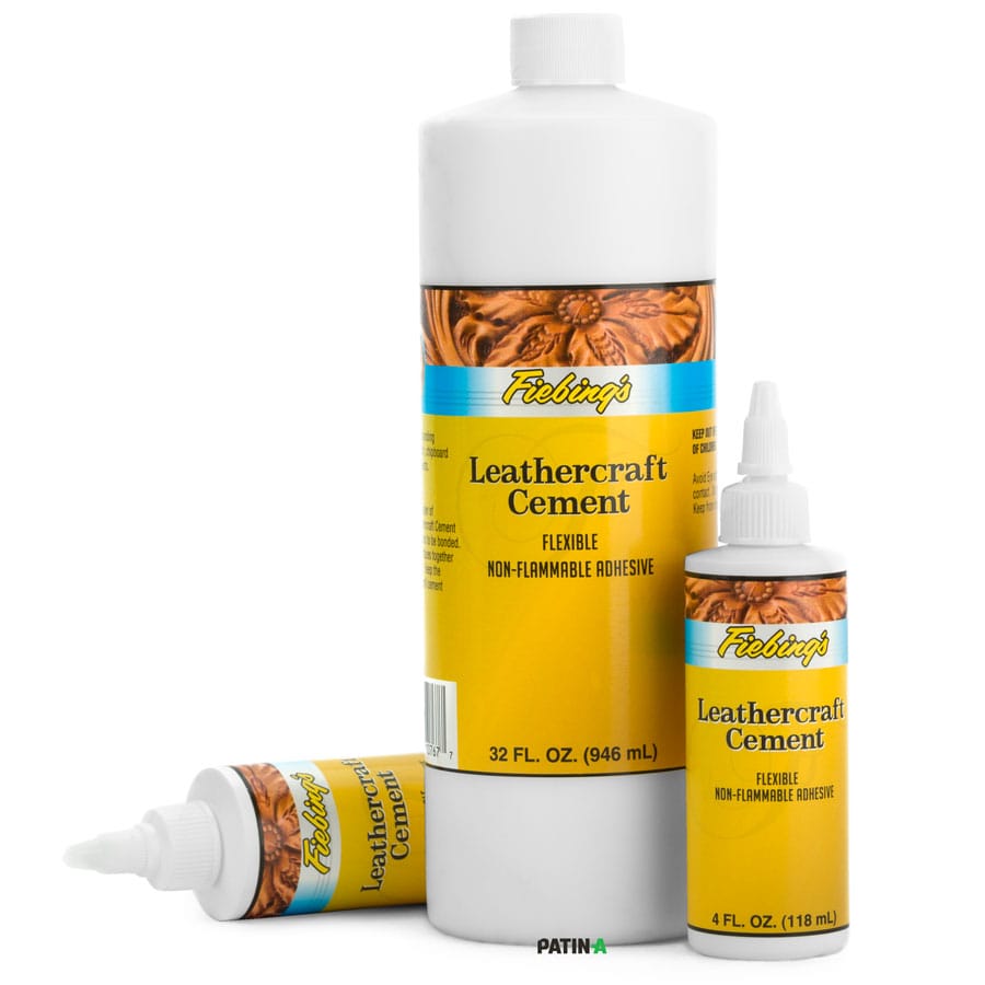 Fiebing's Leather Adhesive (Leathercraft Cement) is a highly flexible and high-performance polymer adhesive.