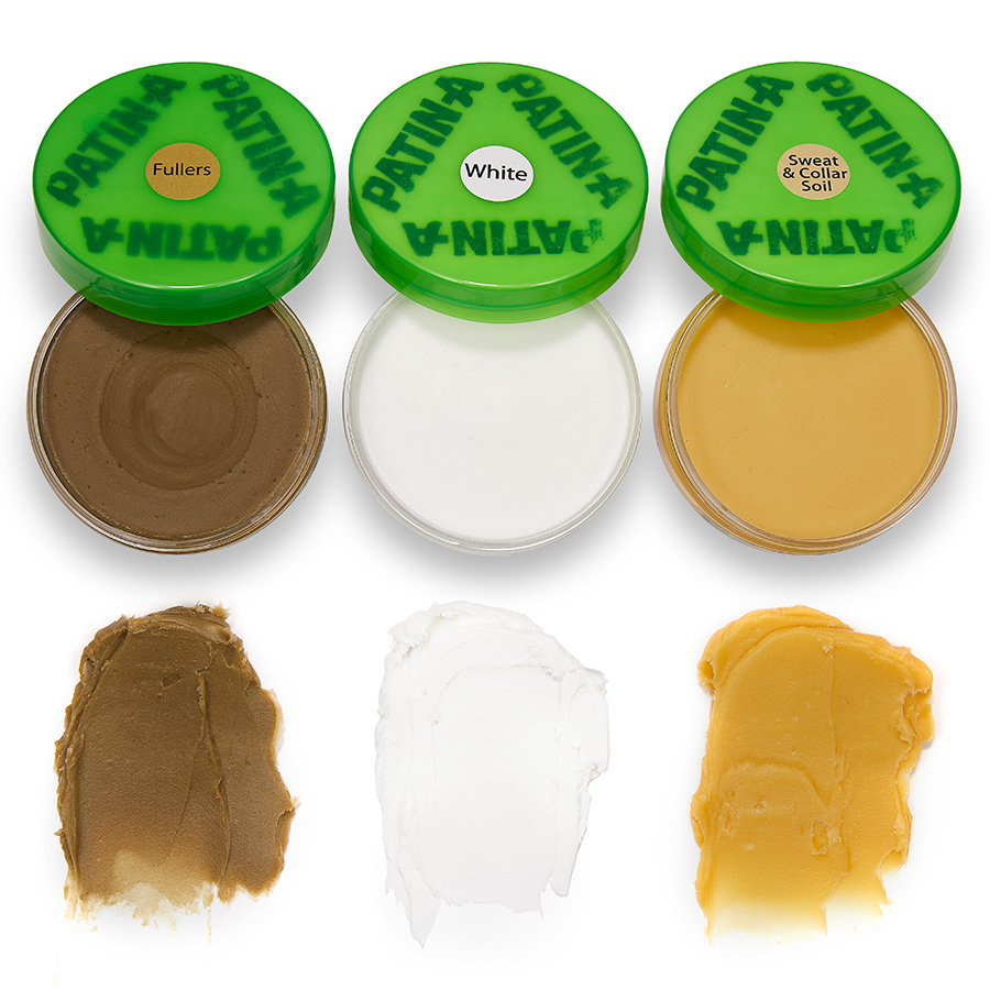 PATIN-CREME teintes claires Set de 3 PATIN-CREME teintes claires : Fullers Earth, blanc et sueur