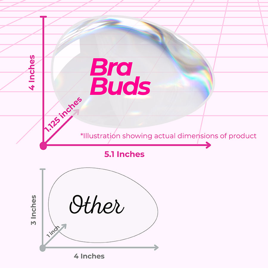 Unclockable Bra Buds™ aus Silikon haben Implantatqualität – Diese BH-Einlagen aus medizinischem Silikon sind weich, formbeständig, geruchlos, hypoallergen, latexfrei und komfortabel.