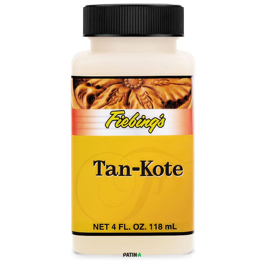 Fiebing's Tan-Kote ergibt ein schützendes, schmutzresistentes, reich und mild glänzendes Finish