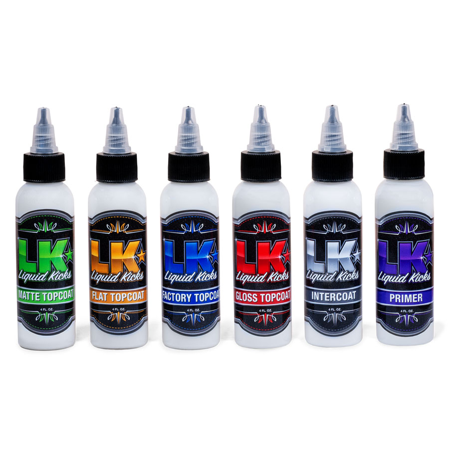 Liquid Kicks topcoats et primer Six flacons Liquid Kicks 59 ml : topcoats, intercoat et primer