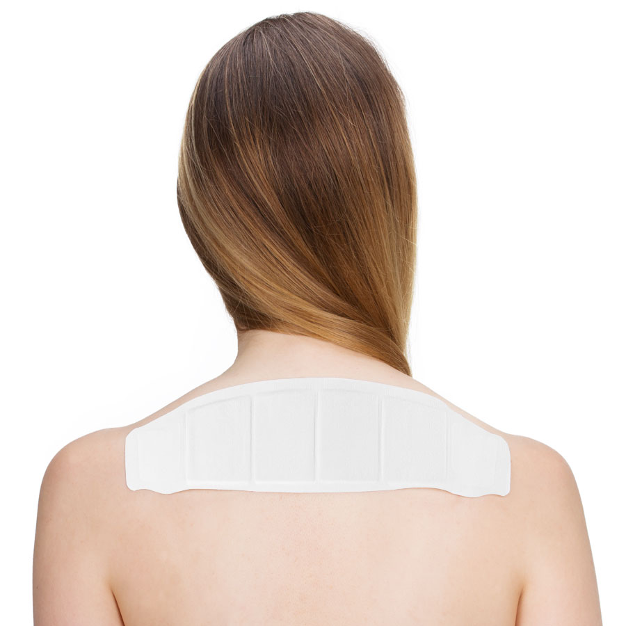 Der Thermopad Nackenwärmer ist ein selbstklebendes Wärmepad speziell für den Schulter- und Nackenbereich und hilft bei Schmerzen und Verspannungen.