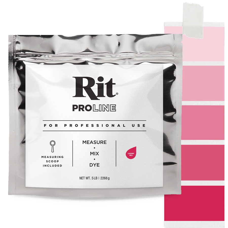 Rit ProLine Cherry Red 2267 g Beutel Rit ProLine Universal-Textilfarbe Cherry Red 2267 g mit Farbverlauf