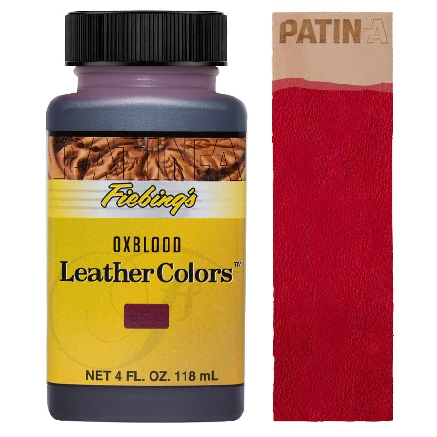 Fiebing's Leather Colors 118 ml Oxblood, water-based leather dye