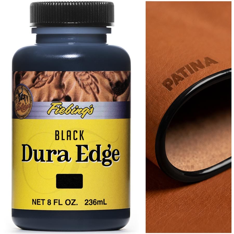 Fiebing's Dura Edge is a flexible and extremely durable premium edge finish