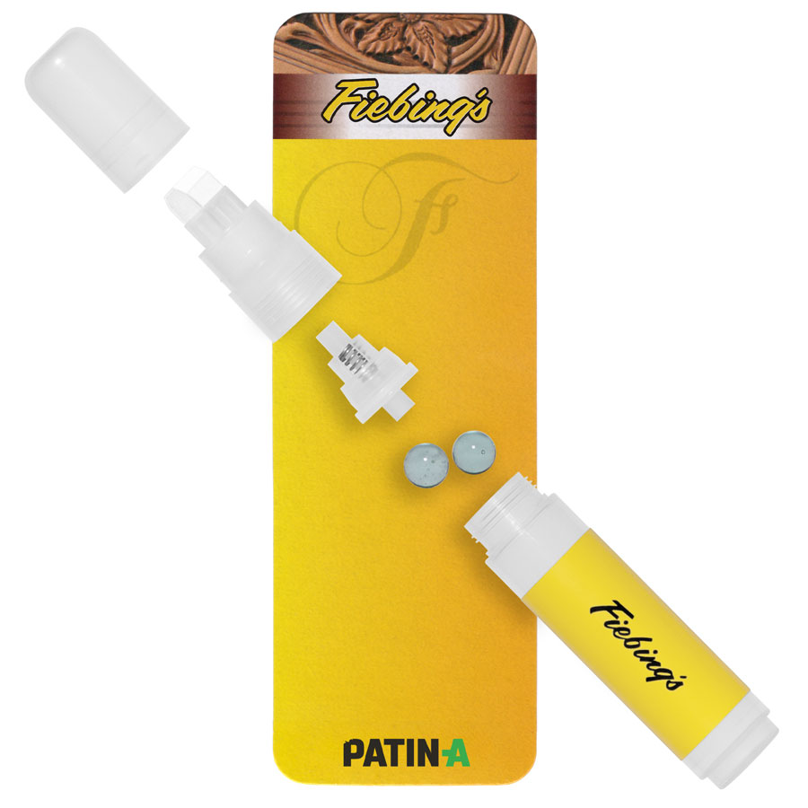 Les Fiebing’s Refillable Dye Marker (feutres rechargeables) de 3 mm et 10 mm sont parfaits pour tous les travaux sur le cuir.