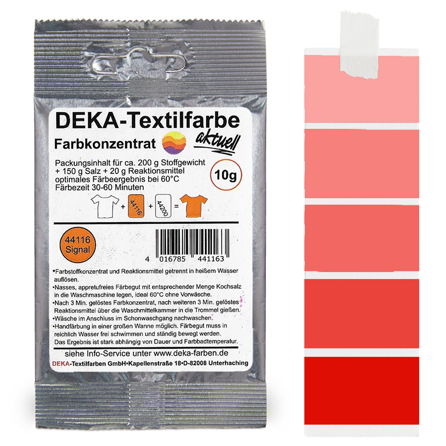 DEKA aktuell Signal 10 g Beutel DEKA aktuell Textilfarbe Signal 10 g mit Farbverlauf