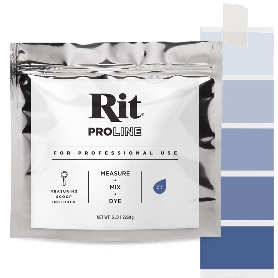 Rit ProLine Royal Blue 2267 g Beutel Rit ProLine Universal-Textilfarbe Royal Blue 2267 g mit Farbverlauf