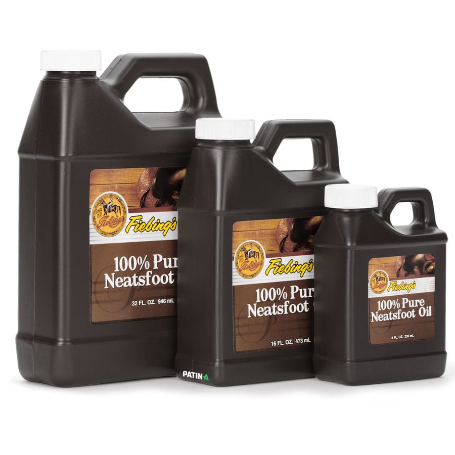 Fiebing's 100% Pure Neatsfoot Oil - Pure Huile de Pied de Bœuf pour préserver, assouplir et imperméabiliser le cuir.