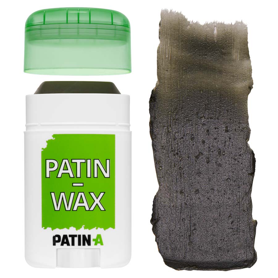 PATIN-WAX Stick Olive PATIN-WAX Patinierstift Olive mit Farbaufstrich