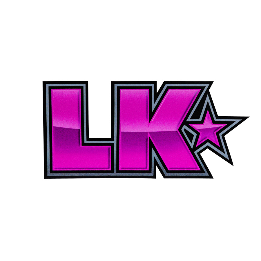 Liquid Kicks High Gloss Finish Topcoat Logo Liquid Kicks in Pink für High Gloss Finish Topcoat