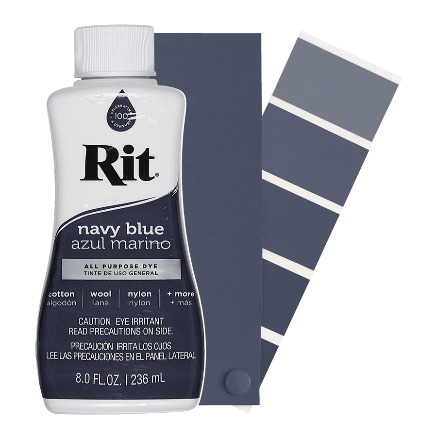 Rit All-Purpose Dye Navy Blue 236 ml Flasche Rit All-Purpose Dye flüssig Navy Blue 236 ml mit Farbverlauf