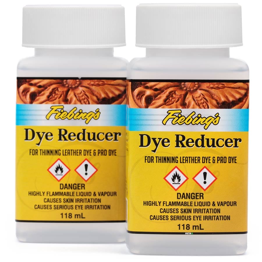 Le diluant pour teinture de cuir Fiebing's est nécessaire pour diluer les teintures pour cuir à base d'alcool ou d'huile, afin de les vaporiser ou de les utiliser comme encre.