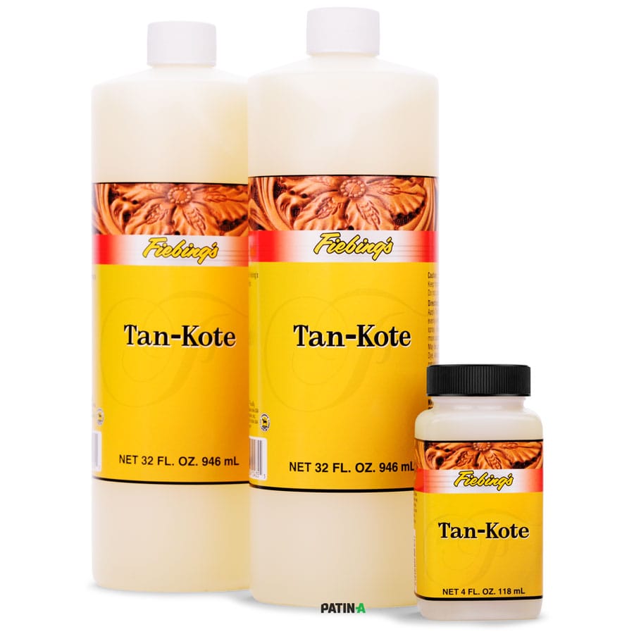 Fiebing's Tan-Kote ergibt ein schützendes, schmutzresistentes, reich und mild glänzendes Finish
