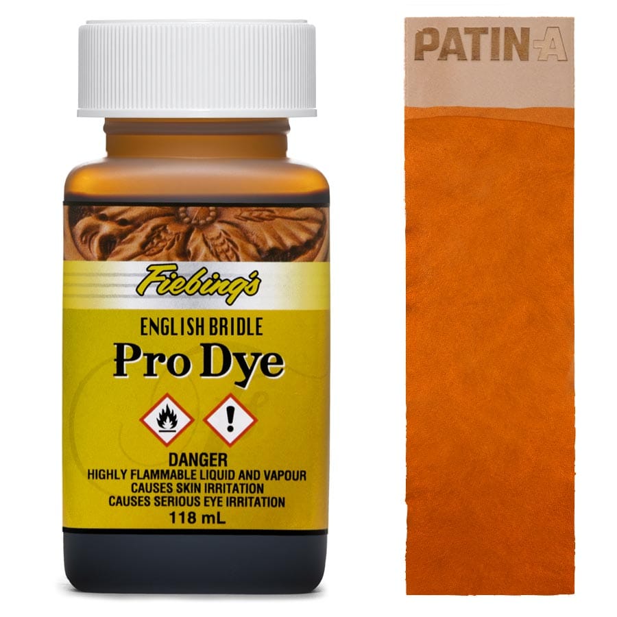 Fiebing’s Pro Dye Lederfarbe ist auf Öl- und Alkoholbasis und gilt in Fachkreisen als beste und hochwertigste Lederfarbe auf dem Markt.