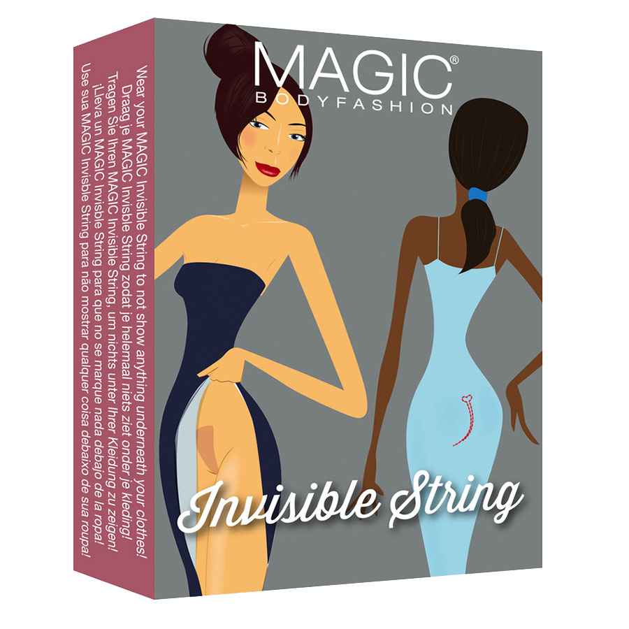 Magic Bodyfashion Invisible String Magic Bodyfashion Invisible String pack with illustrated women