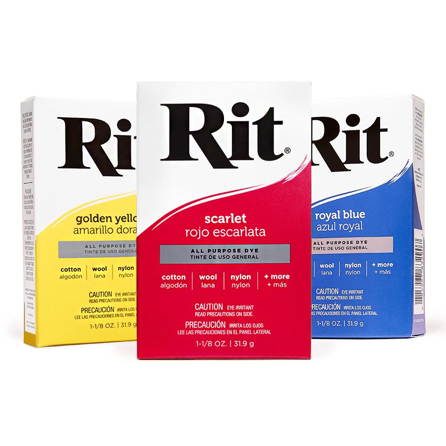 Rit Dye Textilfarben ☆ Naturfasern, Synthetik und Polyester